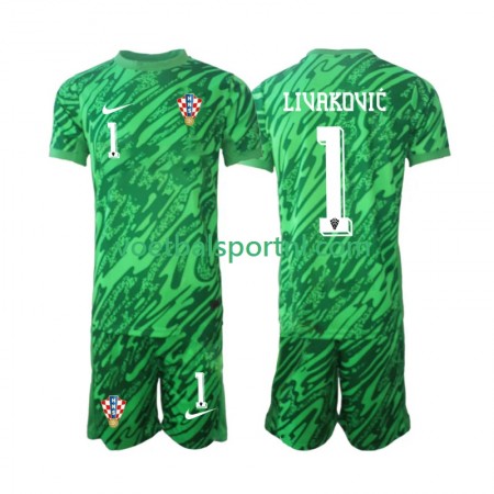 Kroatië DOMINIK LIVAKOVIC 1 Doelman Kind Uit Tenue 2024